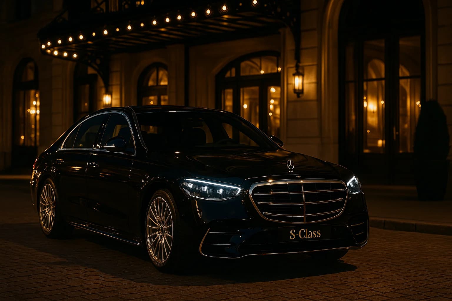 Mercedes-Benz chauffeur vehicle