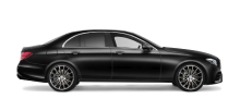 A picture of a Mercedes executive sedan